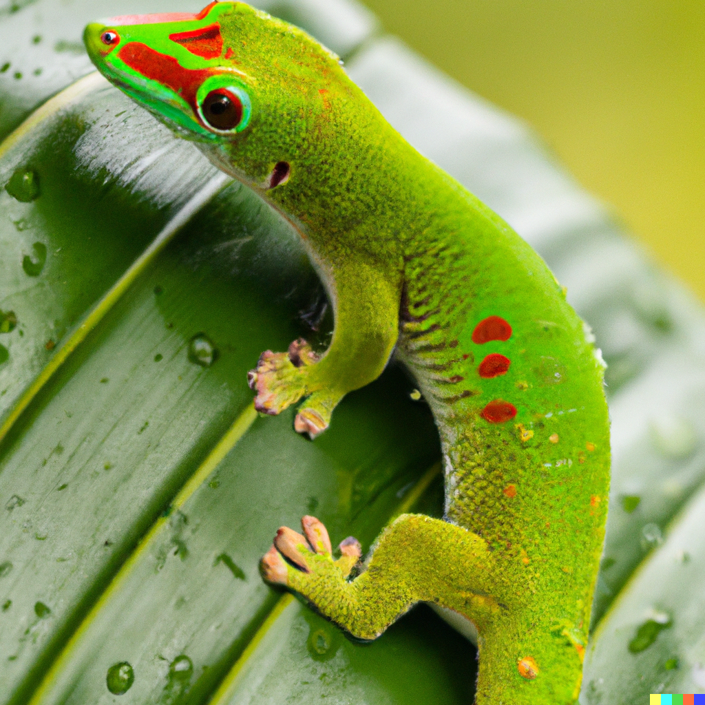 Standing Day Gecko 2